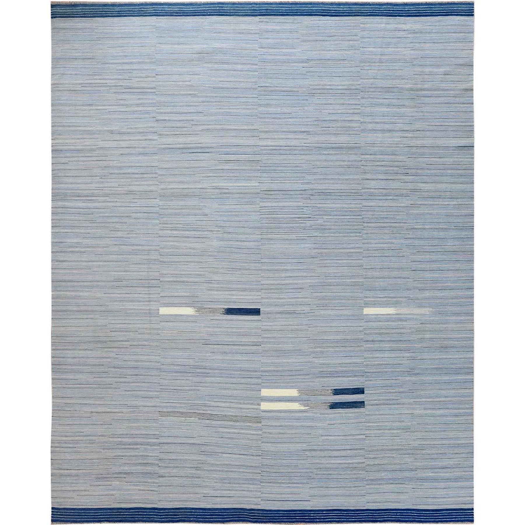Modern & Contemporary Wool Hand-Woven Area Rug 12'1